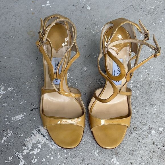 Jimmy Choo patent leather strappy sandals - Picture 3 of 12